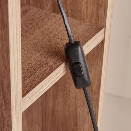 AYD põrandalamp 1xE27/40W/230V pruun/valge