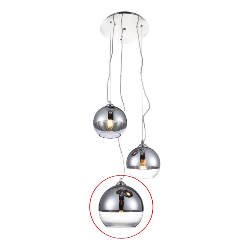 Azzardo - Asendusklaas lühtrile BALL - suur d. 24 cm