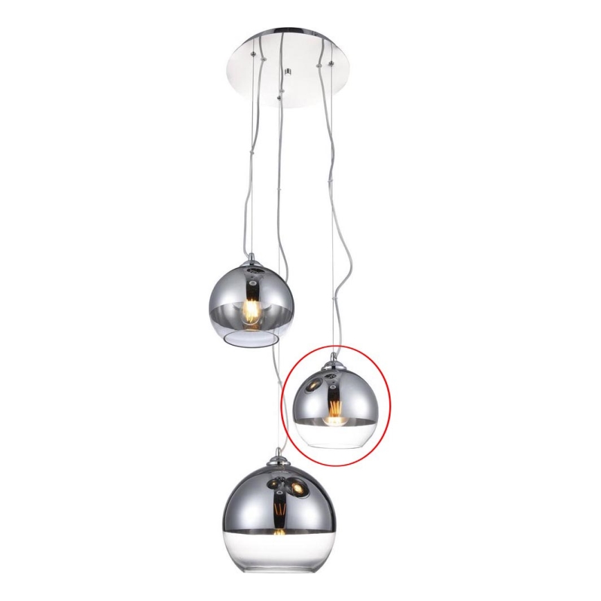 Azzardo - Asendusklaas lühtrile BALL - väike d. 18 cm