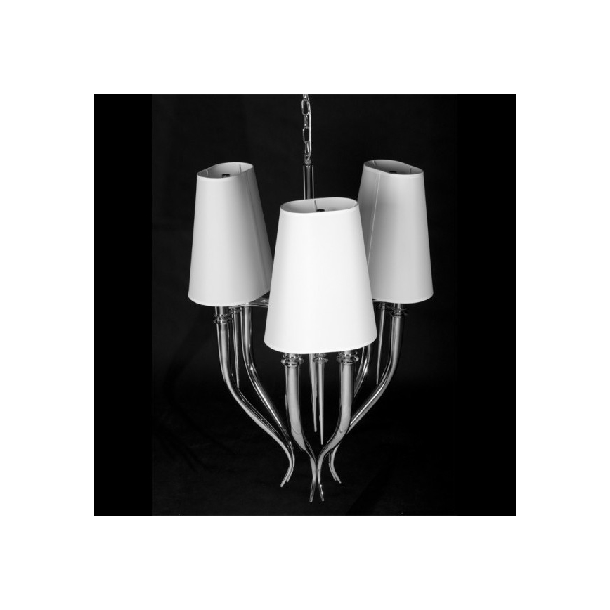 Azzardo AZ0028 - Lühter DIABLO 6xE14/11W/230V valge