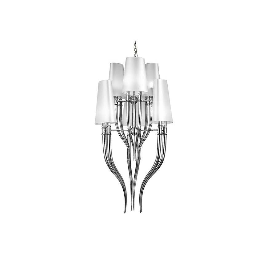 Azzardo AZ0173 - Lühter DIABLO 12xE14/11W/230V valge