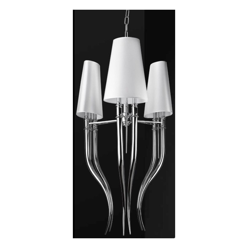 Azzardo AZ1232 - Lühter DIABLO 6xE14/11W/230V valge
