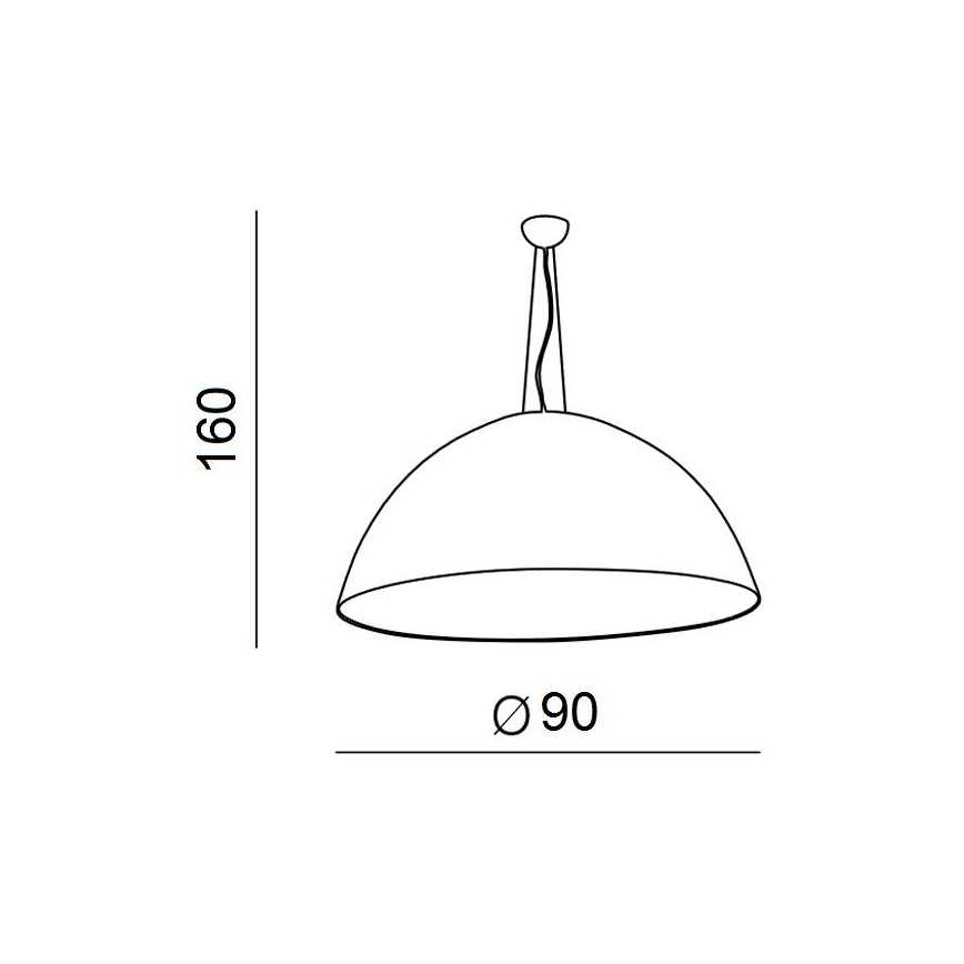 Azzardo AZ1402 - Lühter MAGMA 4xE27/60W/230V