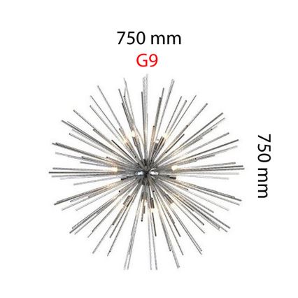 Azzardo AZ2119 - Disainer lambivari lühtrile G9 d. 750mm