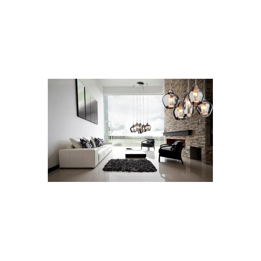 Azzardo AZ2149 - Lühter AMBER MILANO 3xG9/40W/230V