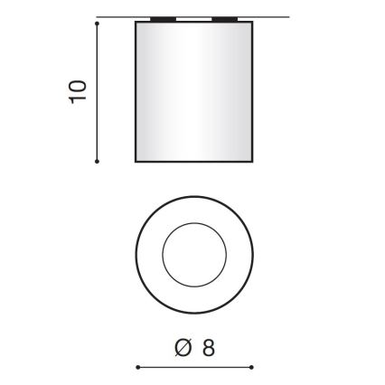 Azzardo AZ2559 - Laevalgusti õue ARO 1xGU10/50W/230V IP54