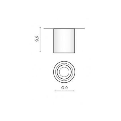 Azzardo AZ2690 - Laevalgusti vannituppa BRANT 1xGU10/50W/230V IP44