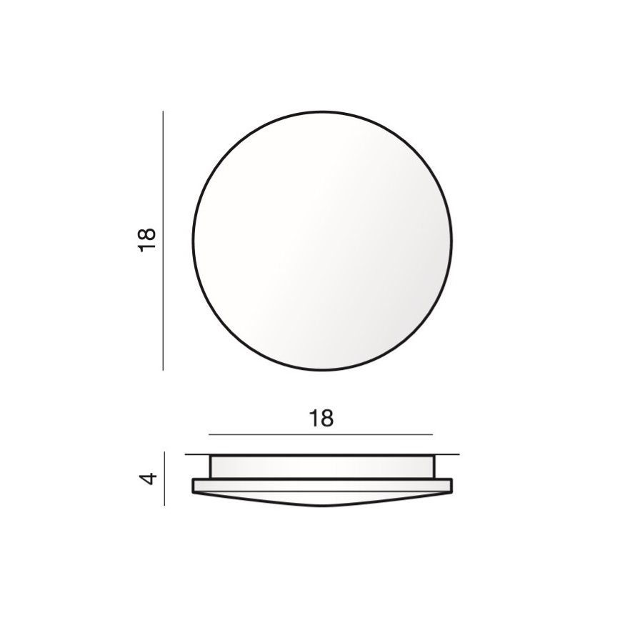 Azzardo AZ2715 - LED-laevalgusti ANCONA 1xLED/12W/230V