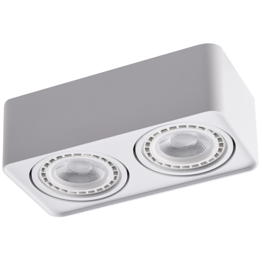 Azzardo AZ4132 - Kohtvalgusti PAOLA 2xGU10-ES111/16W/230V valge