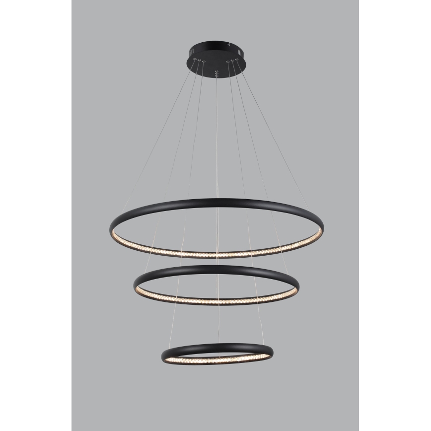 Azzardo AZ4428 - LED Lühter BRIGHTON LED/55W/230V must