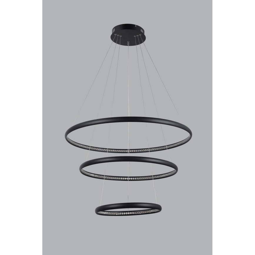 Azzardo AZ4428 - LED Lühter BRIGHTON LED/55W/230V must