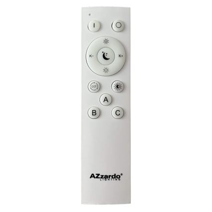 Azzardo AZ4995 - LED Hämardatav laevalgusti SANTANA LED/80W/230V must + kaugjuhtimispult