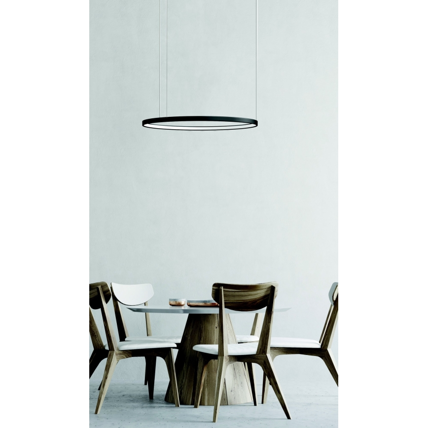Azzardo AZ5016 -LED Hämardatav lühter AGNES LED/38W/230V d. 48 cm must