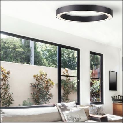 Azzardo AZ5041 - LED Hämardatav laevalgusti MARCO LED/100W/230V must + kaugjuhtimispult