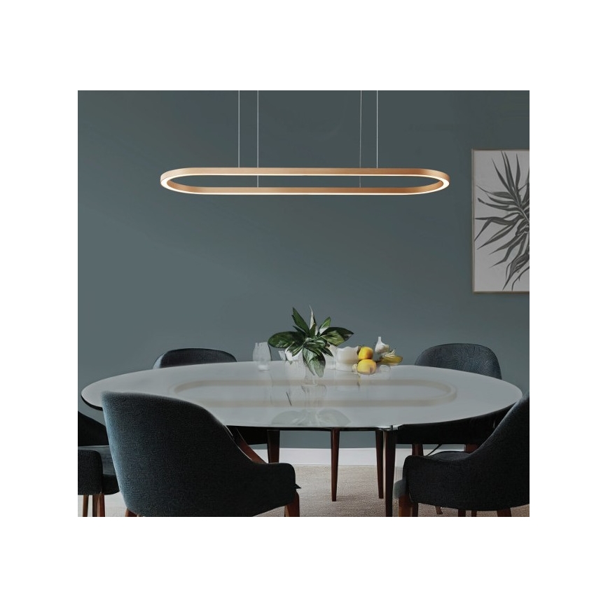 Azzardo AZ5056 - LED Hämardatav lühter ELENA LED/50W/230V 120 cm kuldne