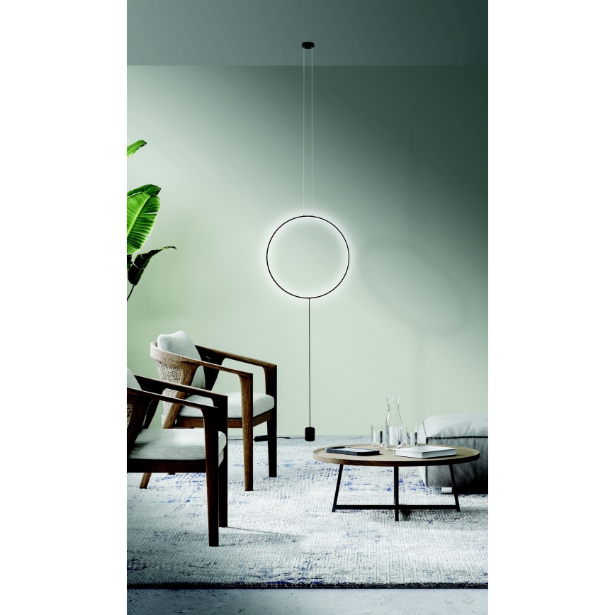 Azzardo AZ5264 - LED Hämardatav lühter CODUTTI LED/28W/230V must