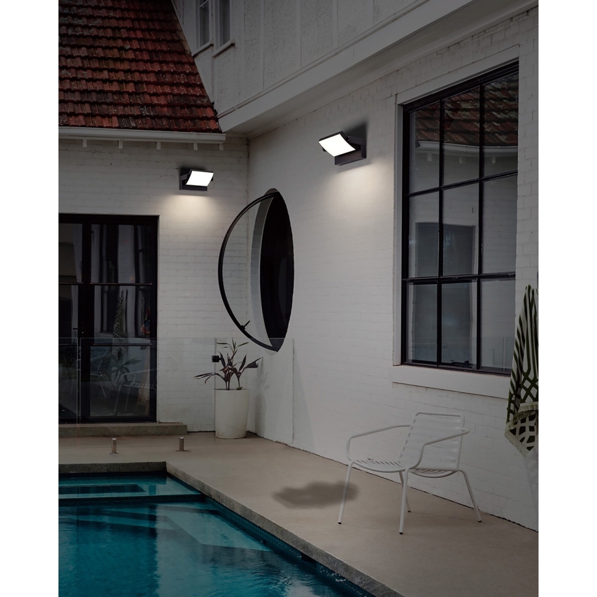 Azzardo AZ5340 - LED Väli seinavalgusti koos anduriga DURANTE LED/21W/230V IP54