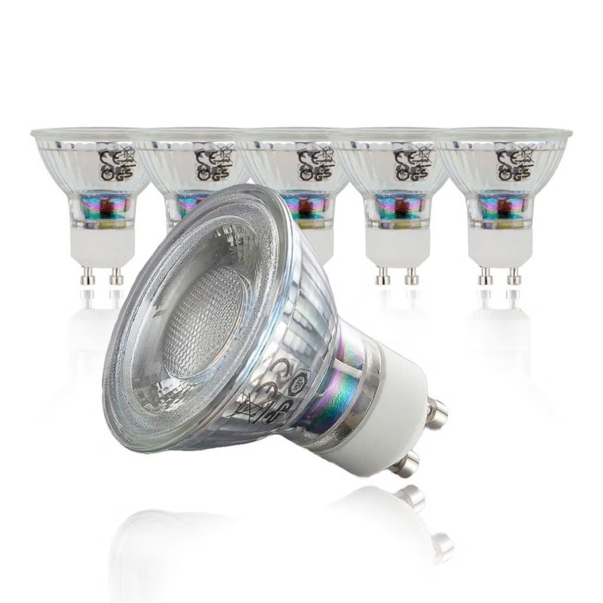 B.K.Licht - 10x LED-pirnide komplekt GU10/5W/230V 3000K