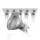 B.K.Licht - 10x LED-pirnide komplekt GU10/5W/230V 3000K