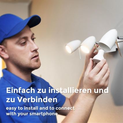 B.K. Licht 1261 - KOMPLEKT 4x LED Hämardatav pirn GU10/5,5W/230V Wi-Fi Tuya 2700K
