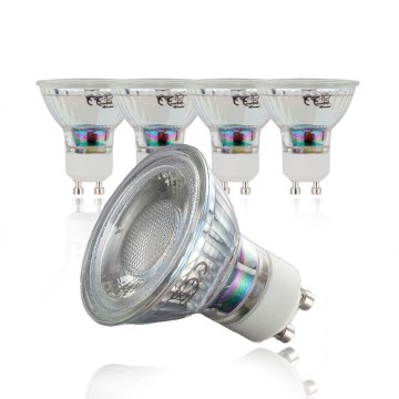 B.K.Licht - Komplekt 5 tk LED-pirne GU10/5W/230V 3000K