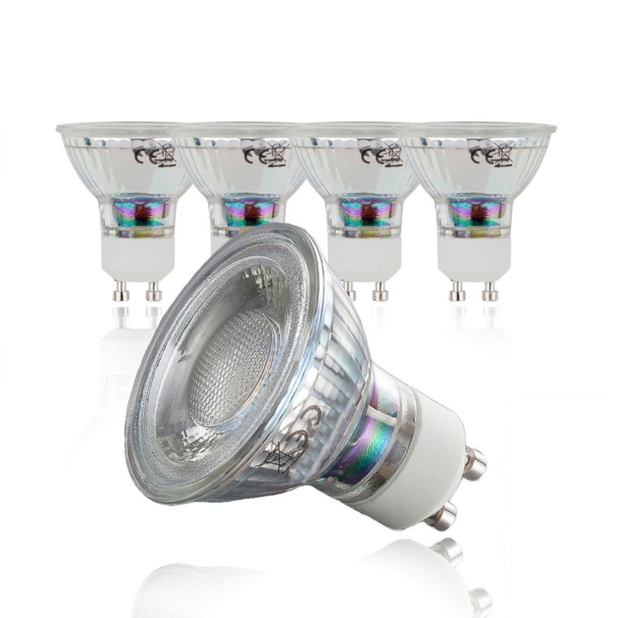 B.K.Licht - Komplekt 5 tk LED-pirne GU10/5W/230V 3000K
