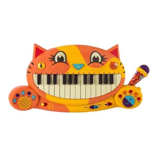 B-Toys - Laste klaver koos mikrofoniga Cat 4xAA