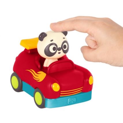B-Toys - Puldiauto Panda Bingo 4xAA + 2xAAA