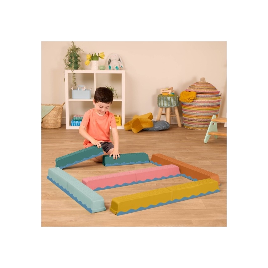B-Toys - Takistusrada BALANCE & HOP 10 tk