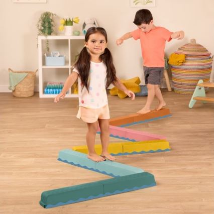 B-Toys - Takistusrada BALANCE & HOP 10 tk