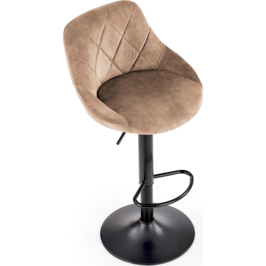 Baaritool 106x47 cm must/pruun