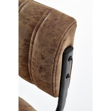 Baaritool 109x46 cm must/pruun