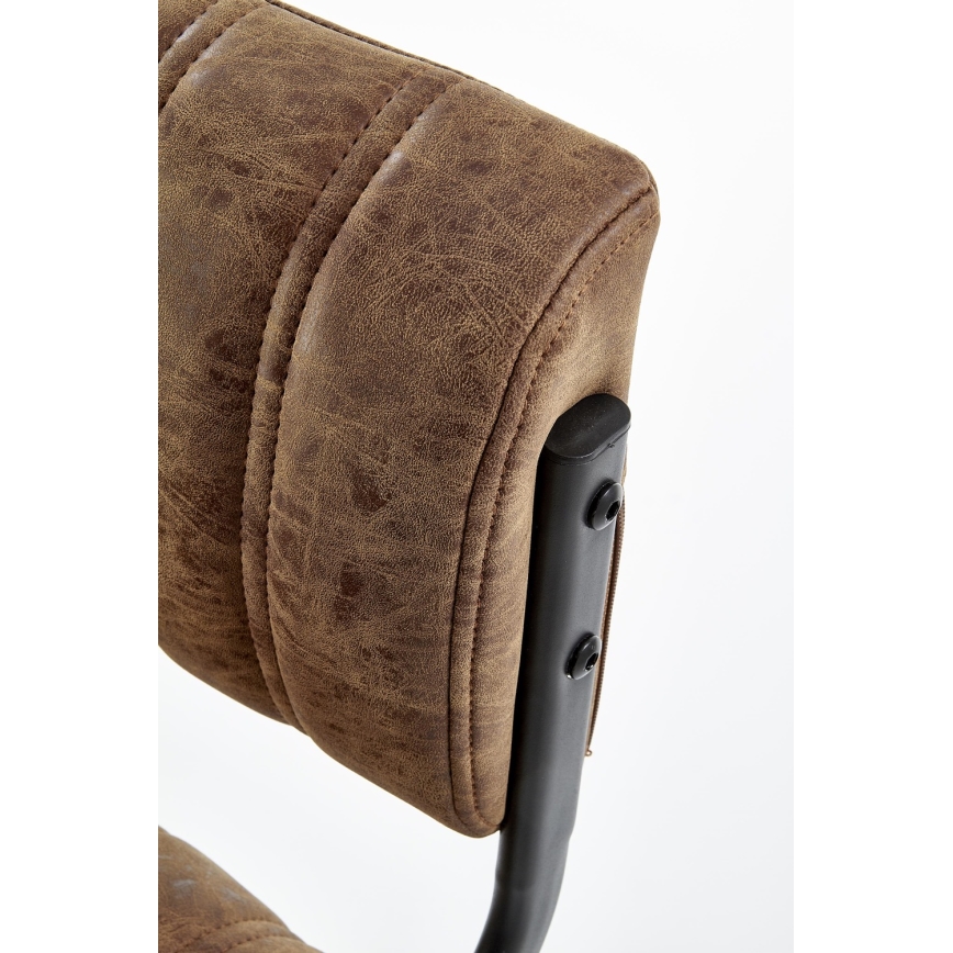 Baaritool 109x46 cm must/pruun
