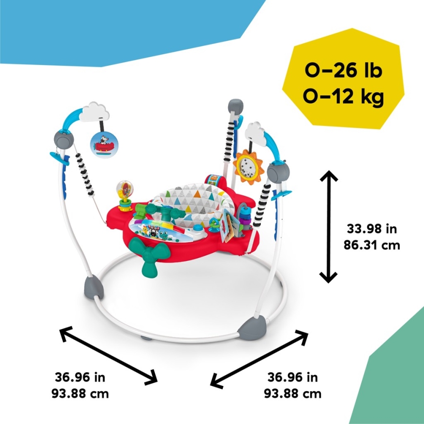 Baby Einstein - Hüppekiik 2in1 OCEAN EXPLORERS 3xAA