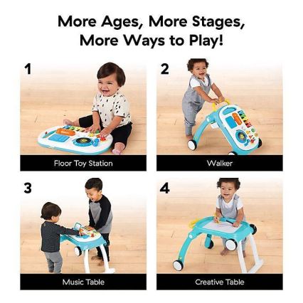 Baby Einstein - Käimistugi koos tegevustega 4-ühes MUSICAL MIX ‘N ROLL 3xAA