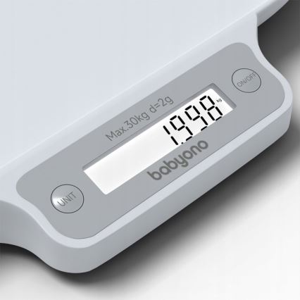 BabyOno - Elektroniline lapsekaal lastele kuni 30 kg 3xAAA