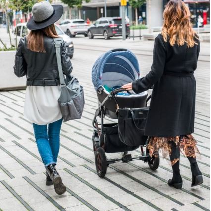 BabyOno - Mähkmekott kärule Coco must