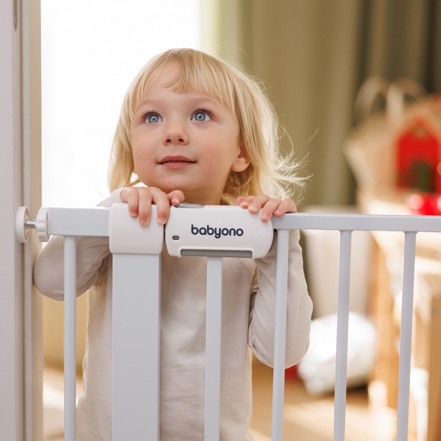 BabyOno - Turvavärav 75-96 cm valge