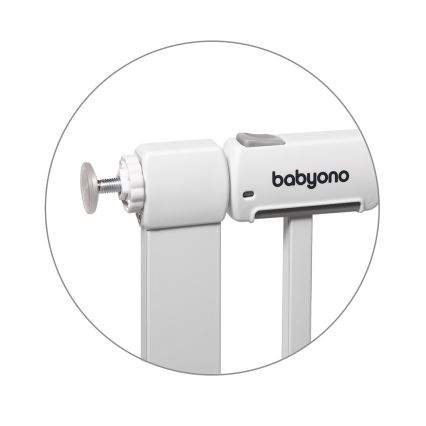 BabyOno - Turvavärav 75-96 cm valge