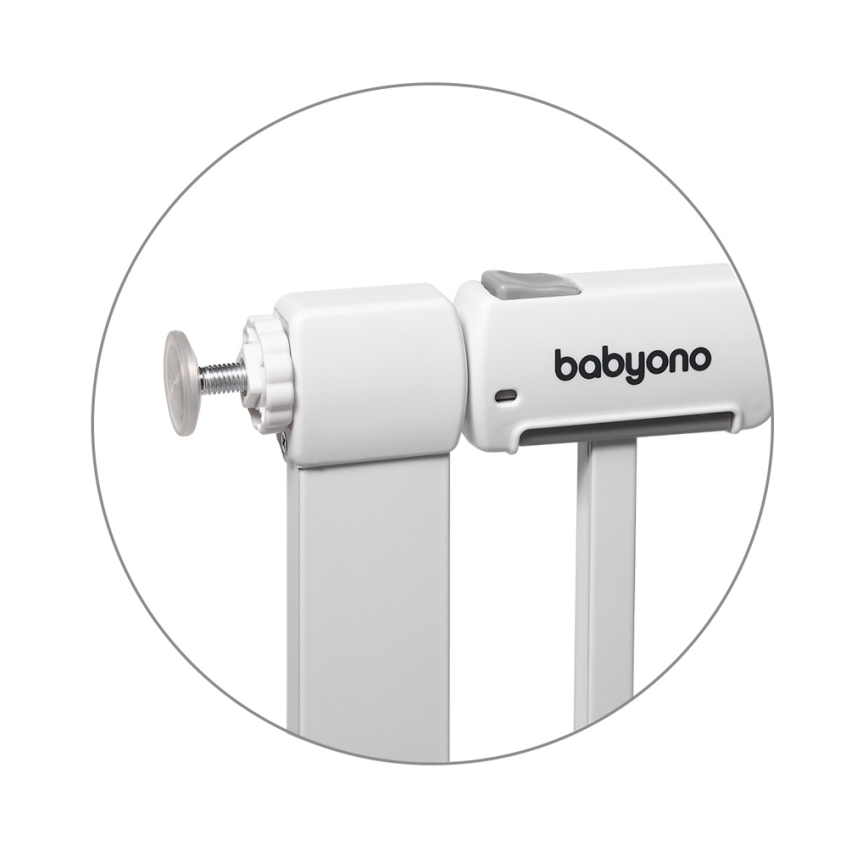 BabyOno - Turvavärav 75-96 cm valge