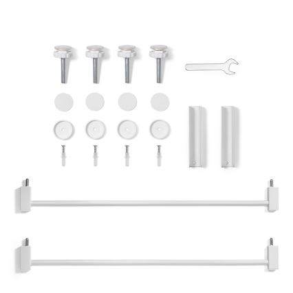 BabyOno - Turvavärav 75-96 cm valge