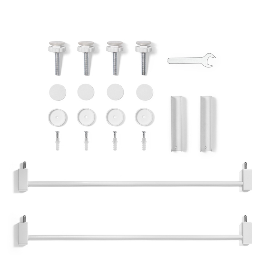 BabyOno - Turvavärav 75-96 cm valge