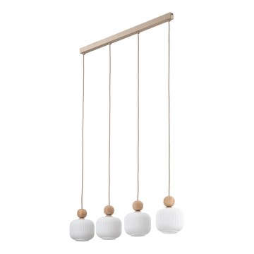 BALLO ripplamp kaabliga 4xE14/10W/230V beež