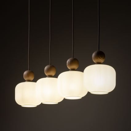BALLO ripplamp kaabliga 4xE14/10W/230V beež