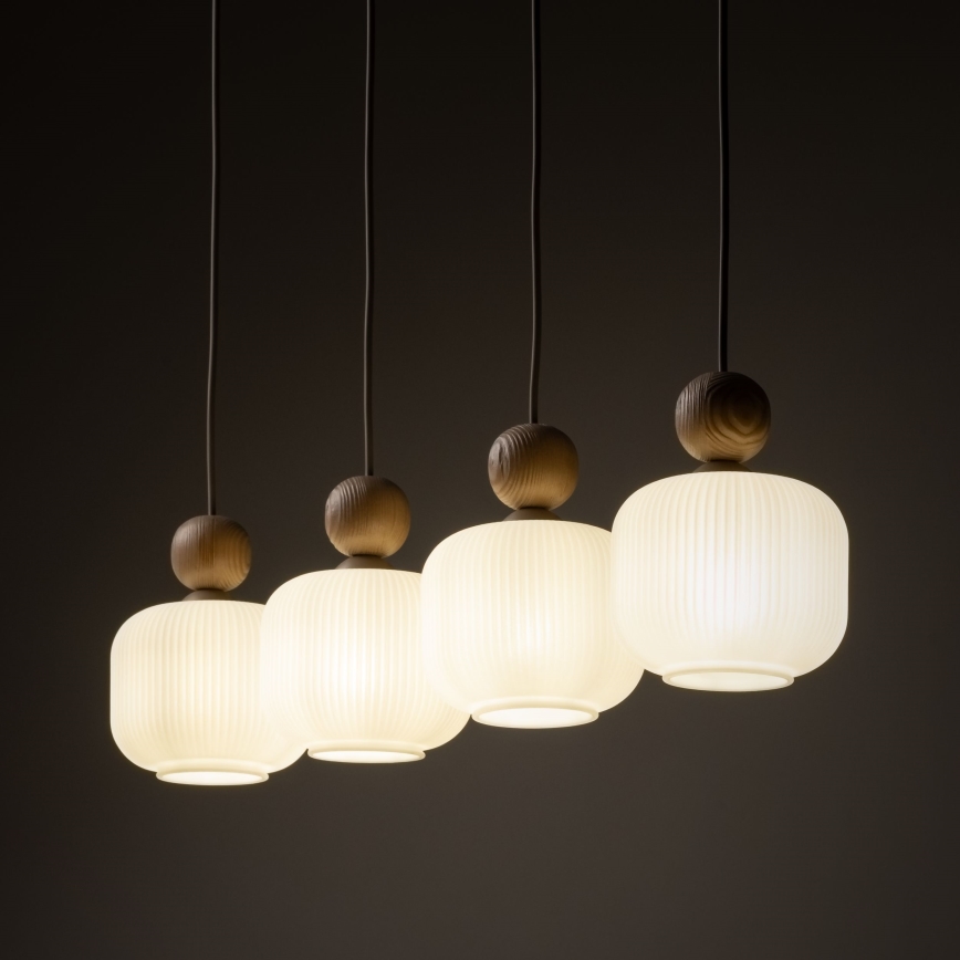 BALLO ripplamp kaabliga 4xE14/10W/230V beež