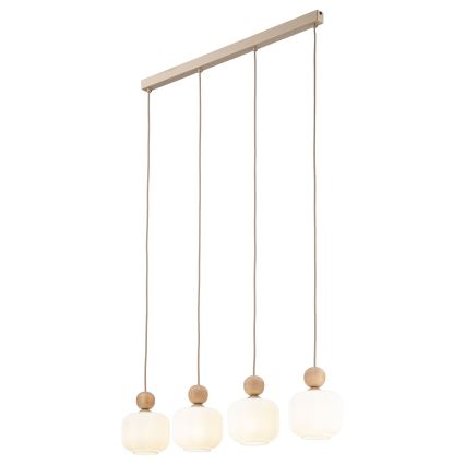 BALLO ripplamp kaabliga 4xE14/10W/230V beež