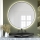 Baltica Design - LED-valgustusega vannitoa seinapeegel BRIGHT LED/15W/230V 4500K Ø 90 cm IP65 must
