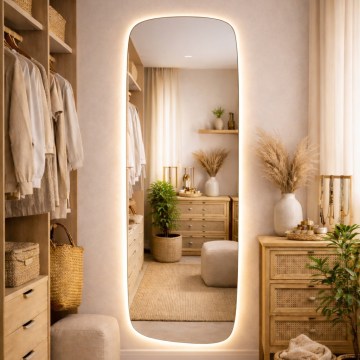 Baltica Design - LED vannitoa seinale paigaldatav peegel taustvalgustusega STONE CALM LED/15W/230V 4500K 155x50 cm IP65