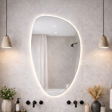 Baltica Design - LED vannitoa seinapeegel taustvalgustusega STONE FLUID LED/15W/230V 4500K 92x55 cm IP65
