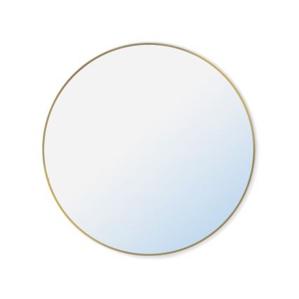 Baltica Design - seinale kinnitatav peegel TINY BORDER, läbimõõt 60 cm, kuldne